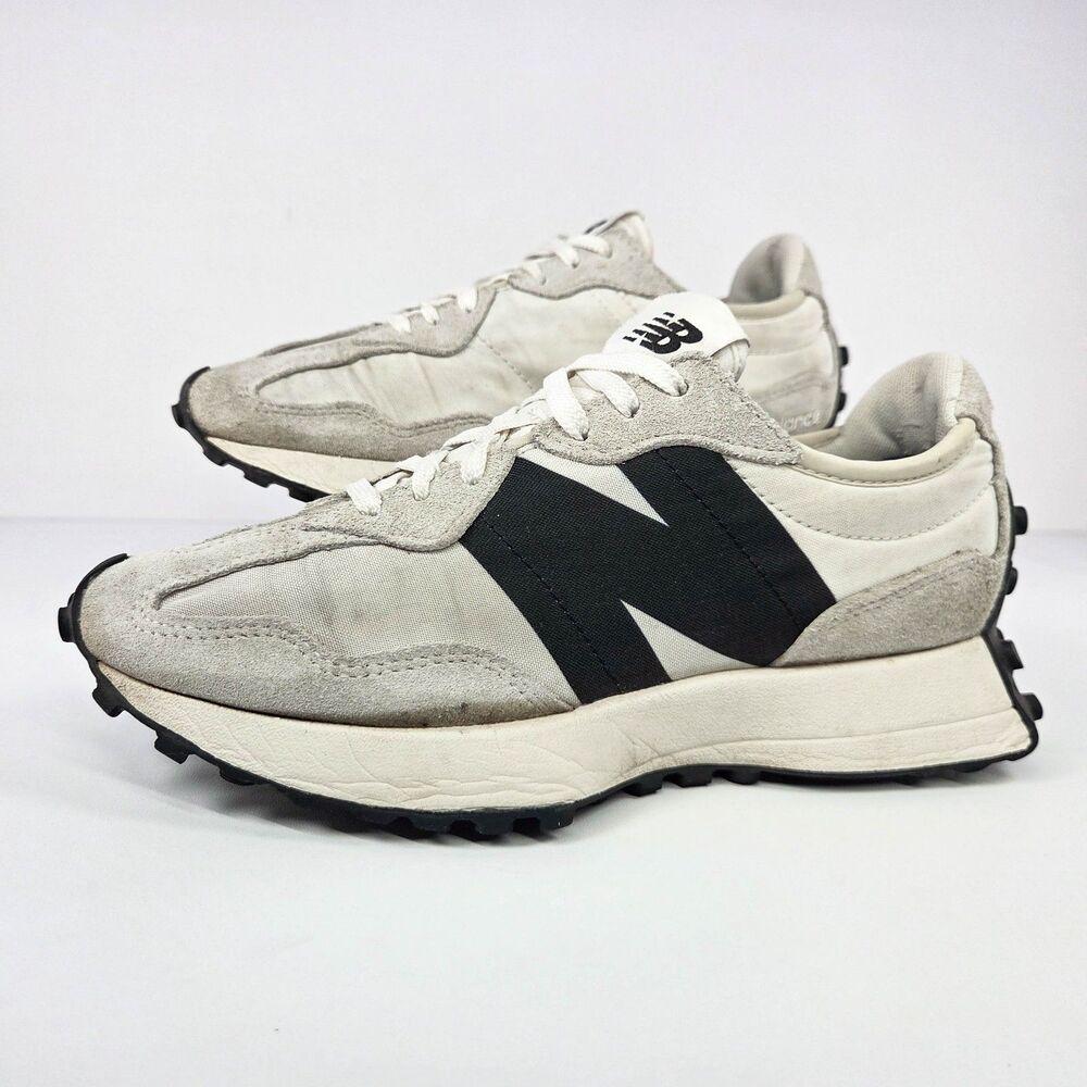 New Balance 327 Sea Salt Black Sneakers WS327FE Women's 6.5 Men's 5